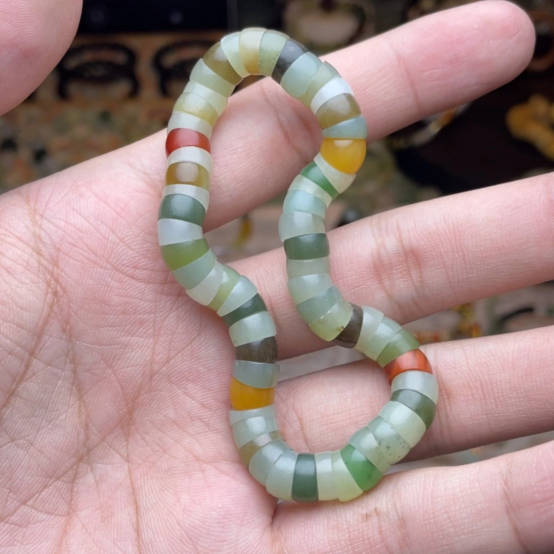 和田玉未镶嵌手链