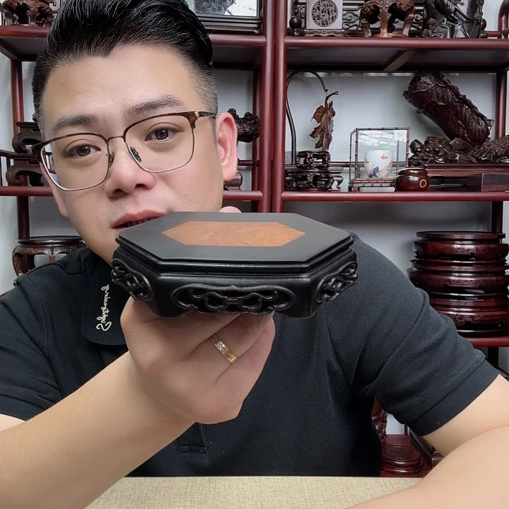 紫光檀工艺品底座