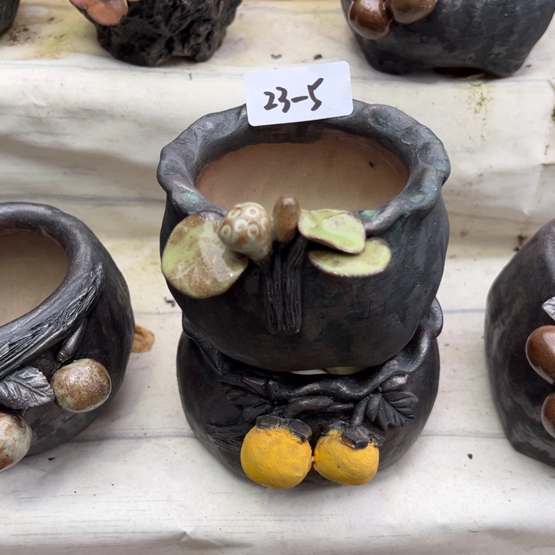 23-5花盆口7高6.5