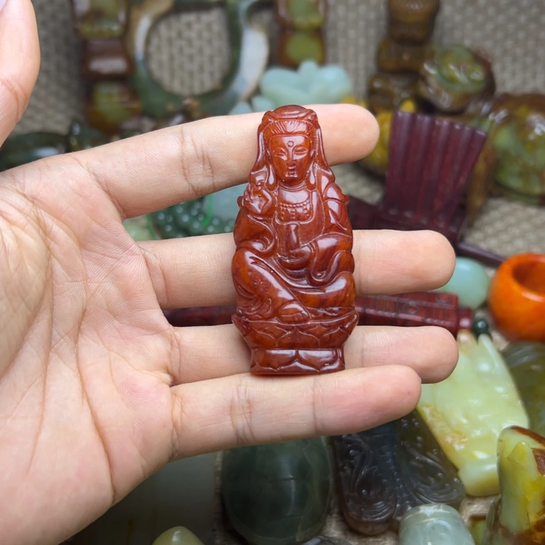 未镶嵌蛇纹石玉颈饰