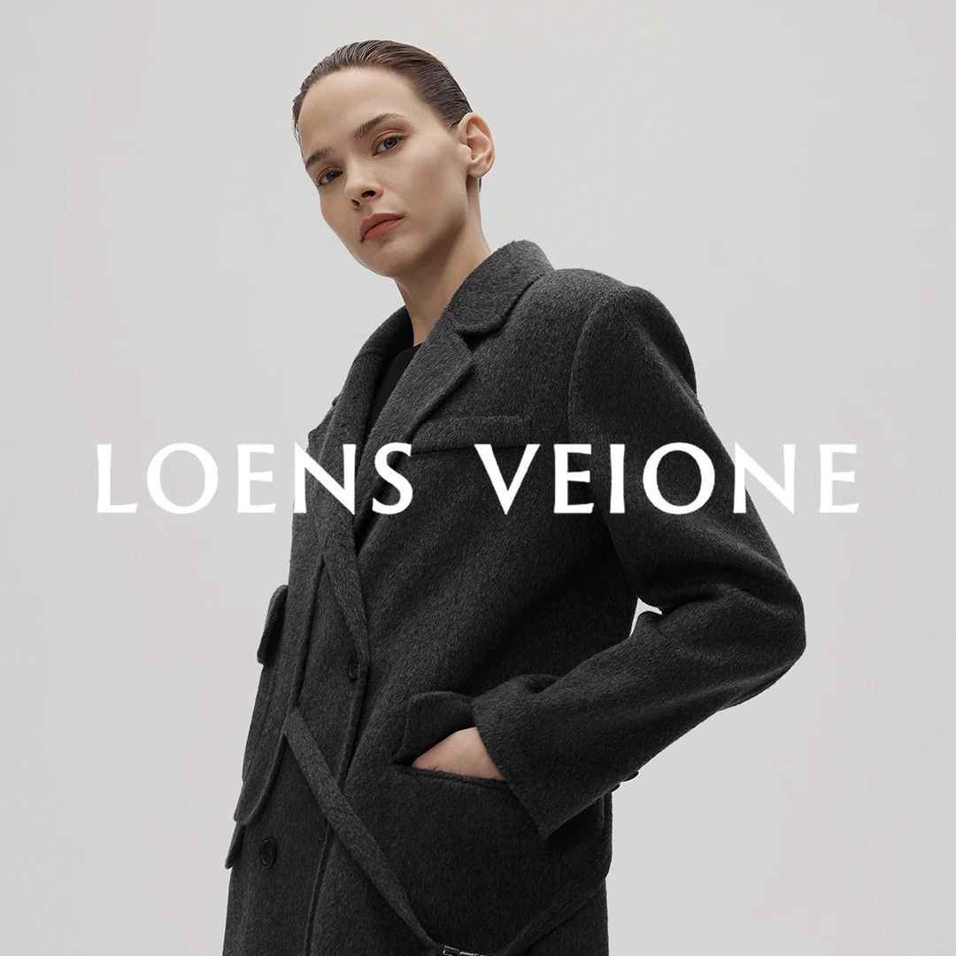 LOENSVEIONE/路斯威亚“雅丝蒂斯”绵羊毛中长风衣24CVDK0038Y