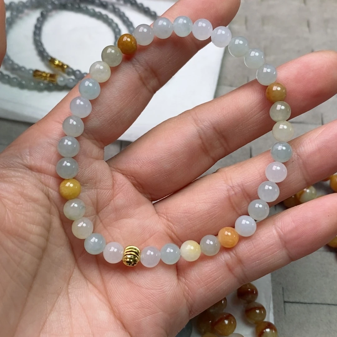 【闪购商品】定制翡翠未镶嵌翡翠定制手链