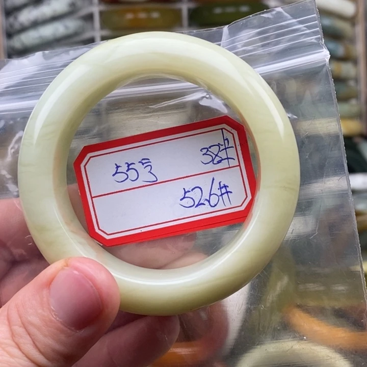 未镶嵌蛇纹石玉手绳