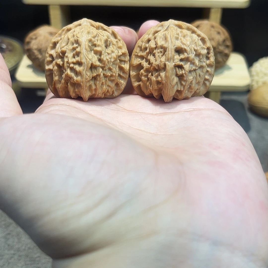 把件文玩核桃38全品白狮子