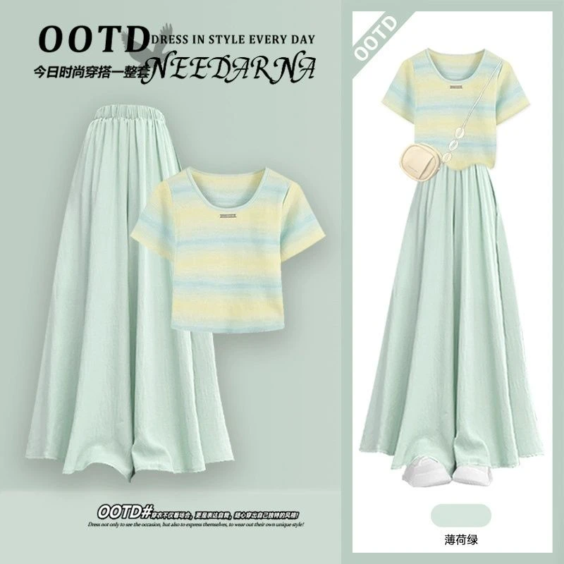 清纯系夏日多巴胺穿搭巨好看的夏装连衣裙夏女2025新款绝美小裙子