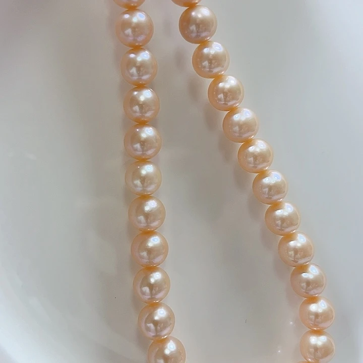 未镶嵌淡水珍珠9-10.8中国红高货1699