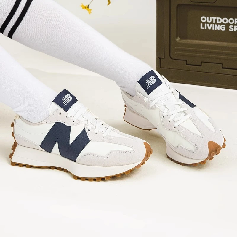 New Balance【327系列】女鞋2025新款运动鞋低帮耐磨休闲鞋WS327KB