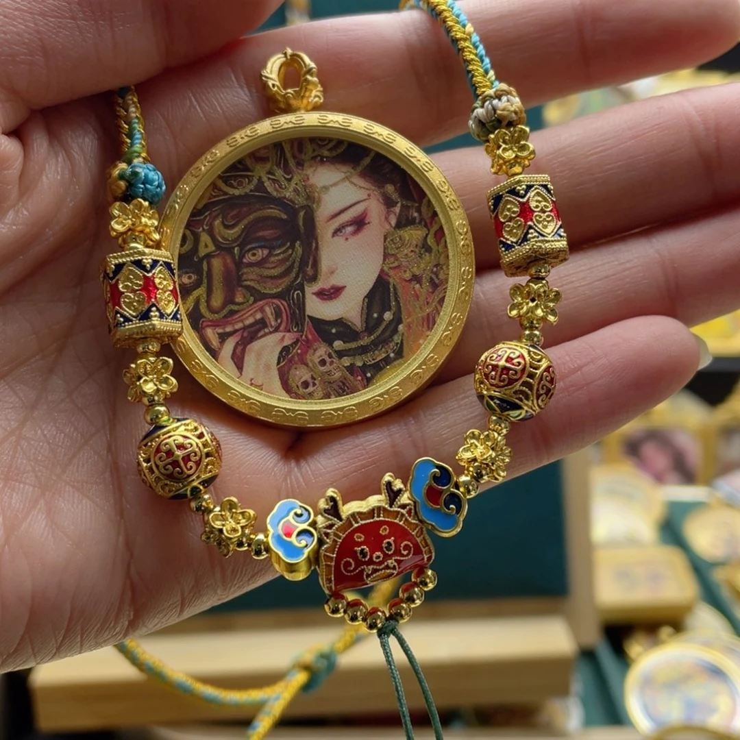 吊坠赵****毛唐卡的制作方法与技巧第二