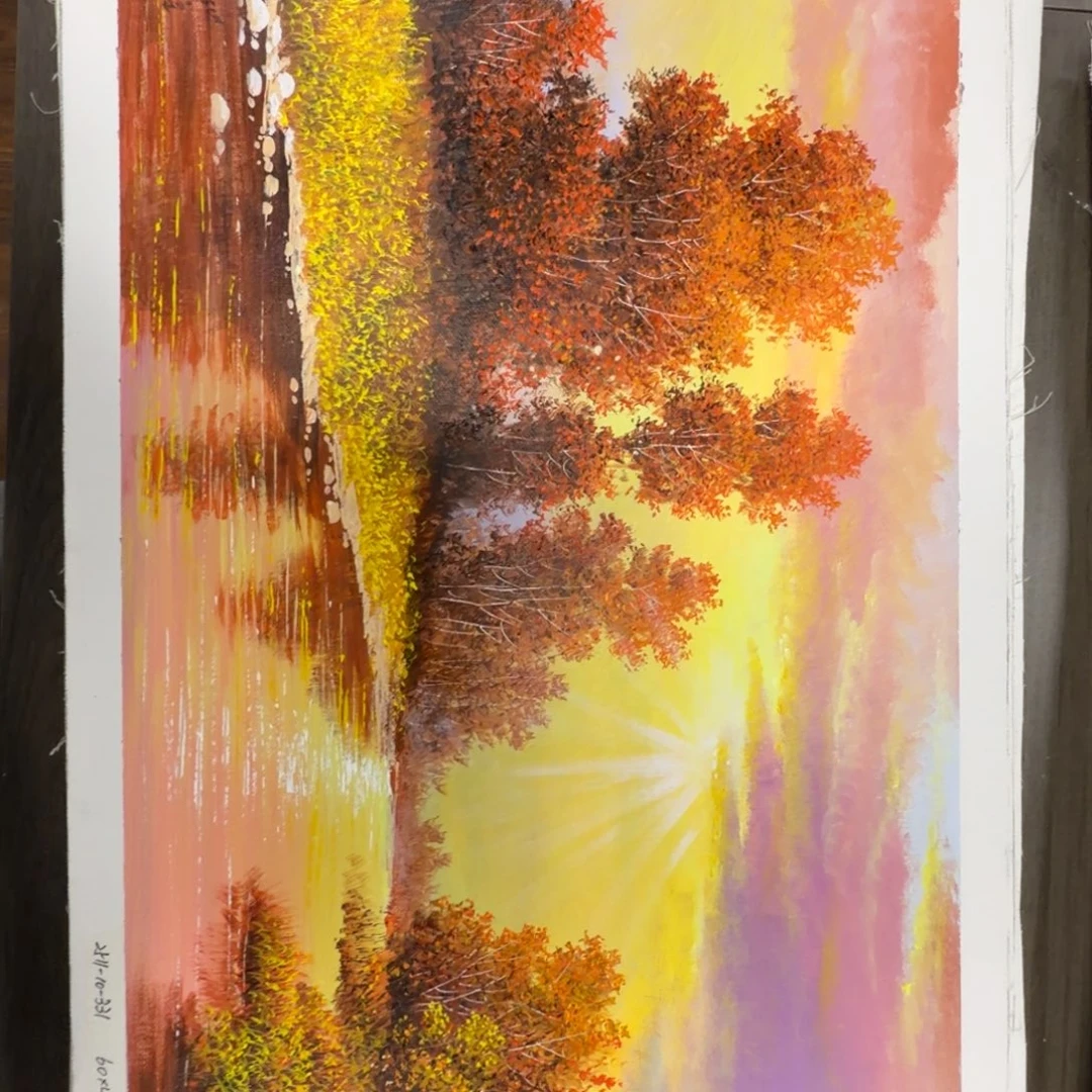 油画加油加油加油努力加油