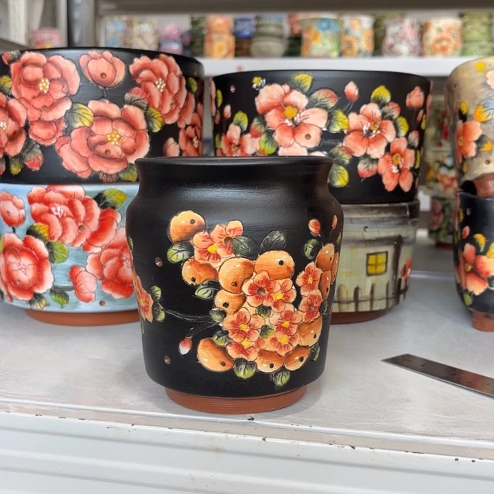 景德镇手绘花盆陶瓷10/15