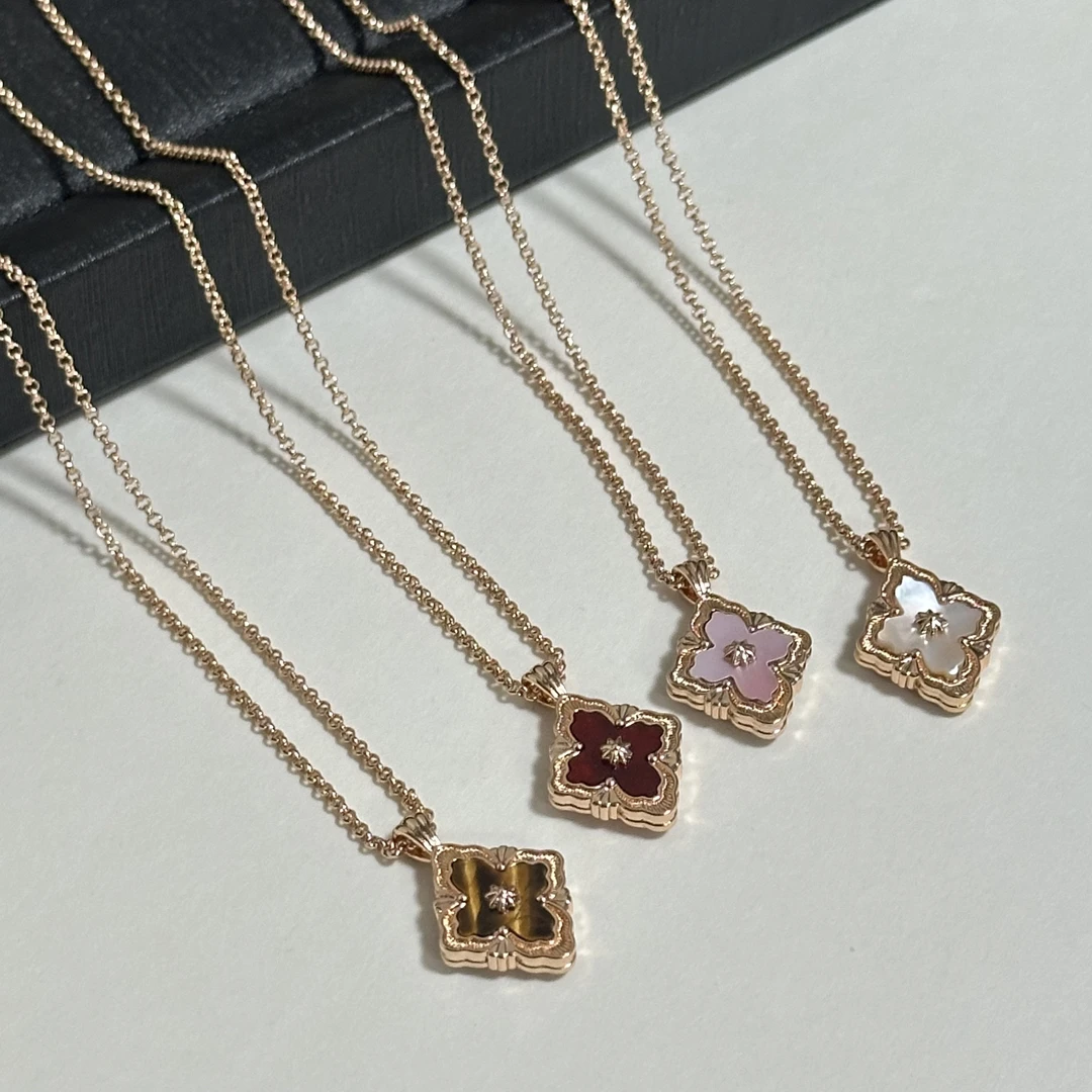 铜合金项链 四色金色项链