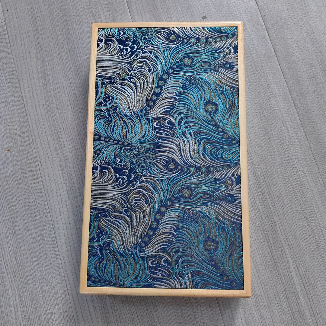 善琏湖笔厂文房樟木收纳盒文房四宝长38.5cm*高6cm*宽22cm