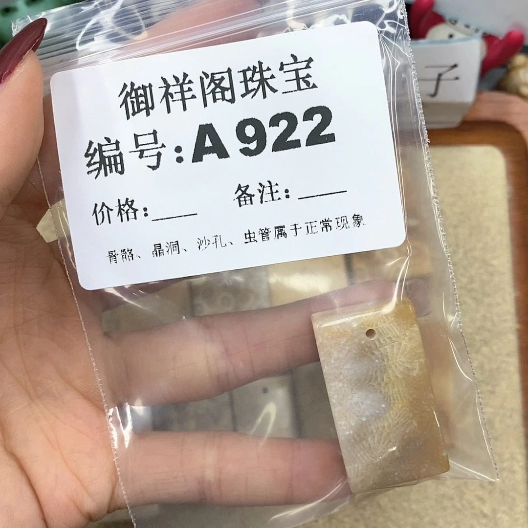 硅化珊瑚（珊瑚玉）A未镶嵌雪*?