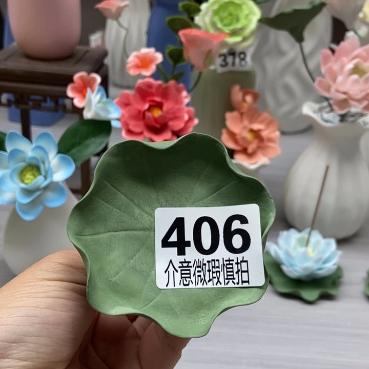 陶瓷手工制作陶瓷花