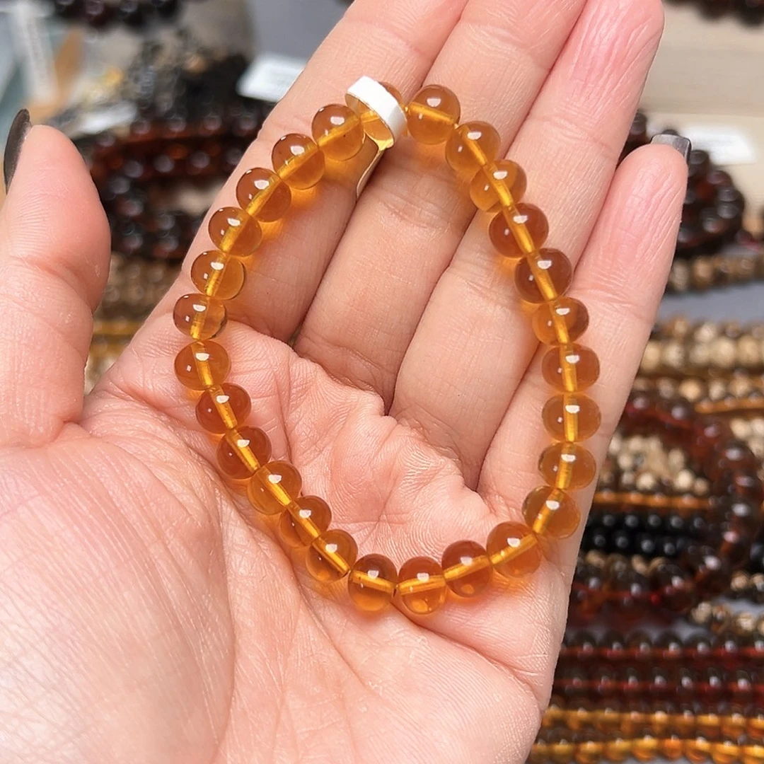 琥珀未镶嵌裸石抚顺琥珀七净水29309-1