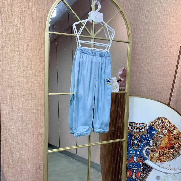 AC228  宝宝蓝色防蚊裤子    夏款