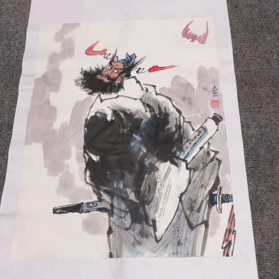 国画1.4平尺纯手绘国画作品