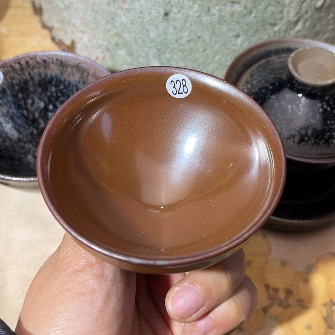 茶盏紫*义兴龙窑坚持真柴