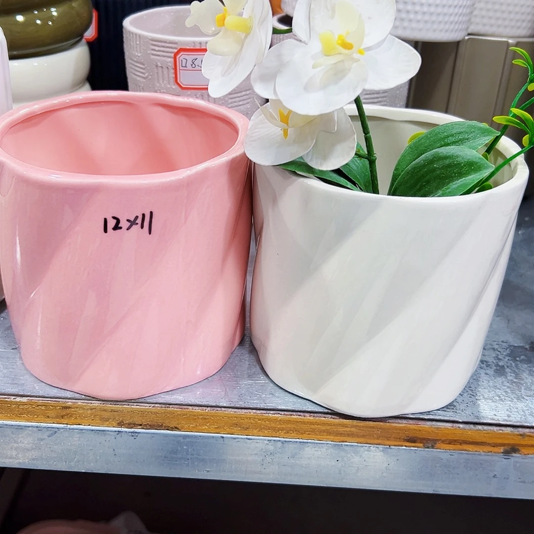 外贸尾单陶瓷花盆凑单10米包邮