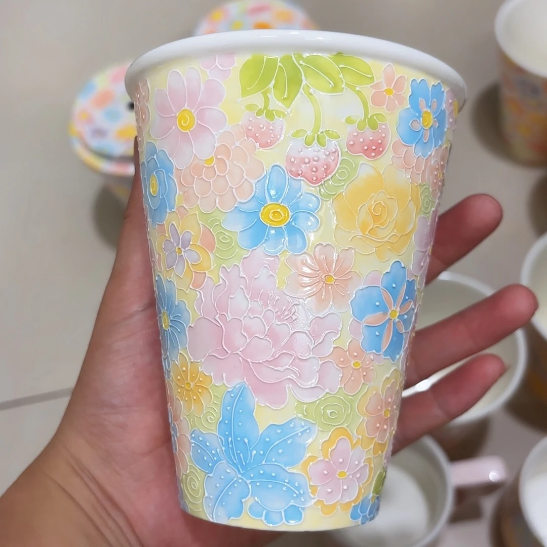 手绘创意高温釉下彩陶瓷