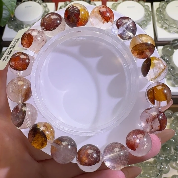 未镶嵌手链水晶胶花12.5mm