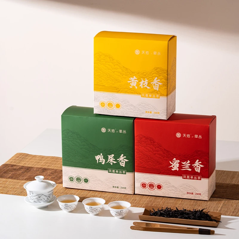 天池茶业 凤凰单丛茶叶凤凰单枞茶家庭装口粮茶750g 凤凰展翅组合