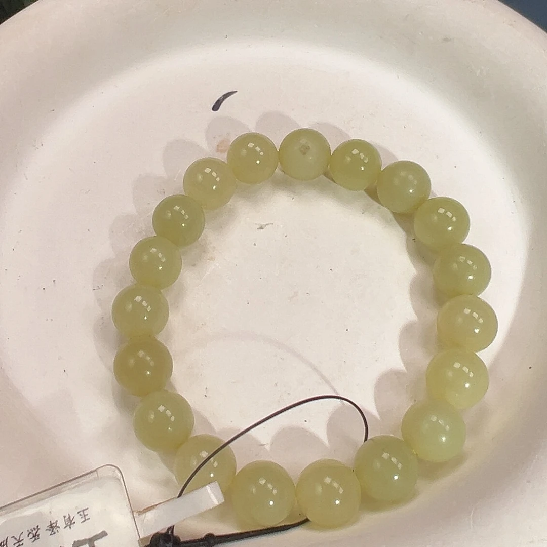 手串未镶嵌和田玉新疆若羌黄口