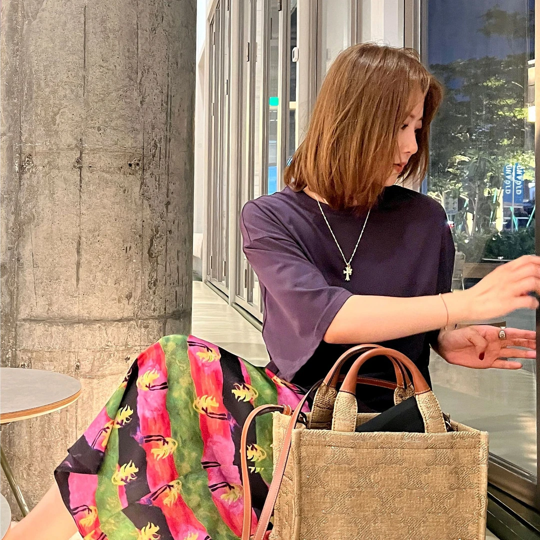 YOON深圳原创【随性简搭】暗紫色宽松简约百搭圆领T恤