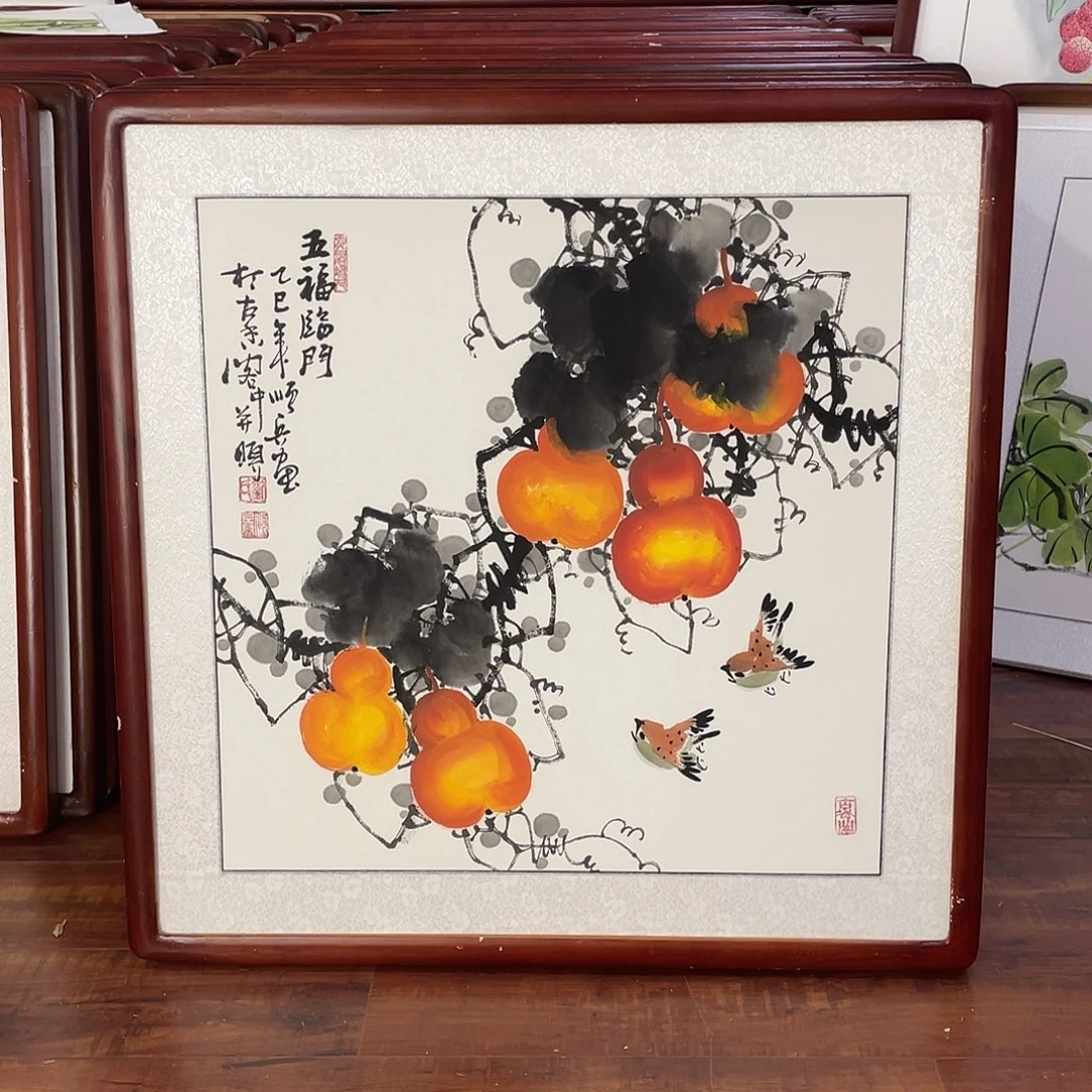 国画带框尺寸63*63厘米