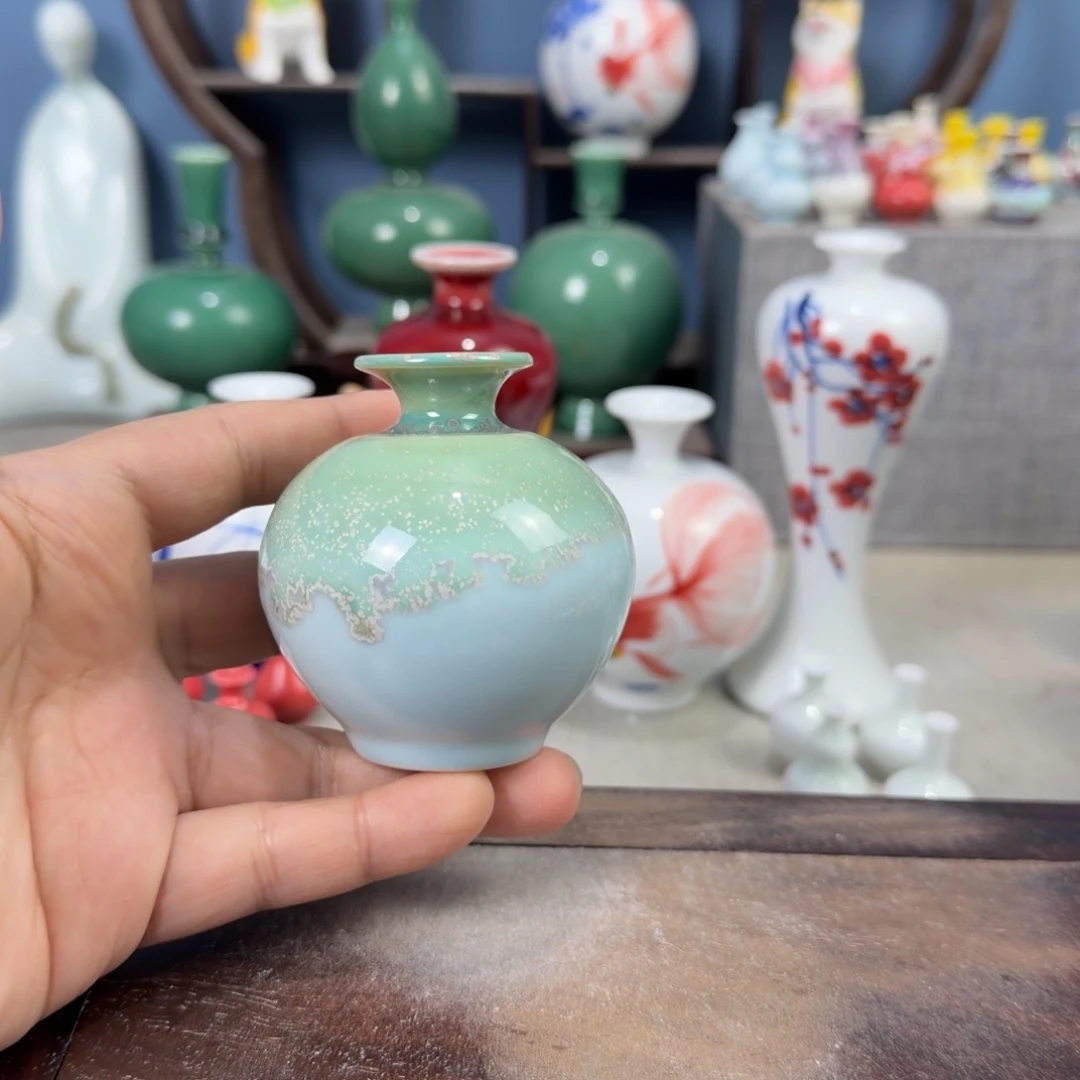 陶瓷手工小花器摆件