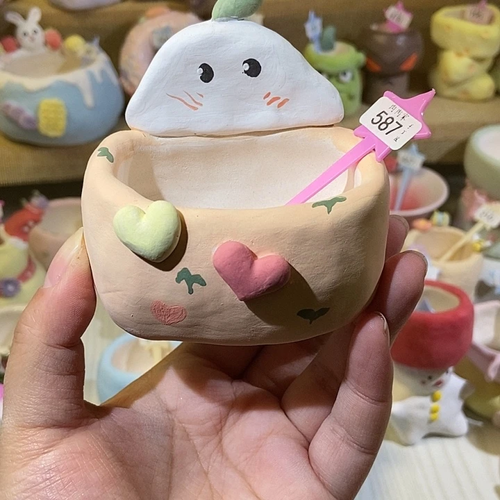 587 206手工手绘盆满29包邮