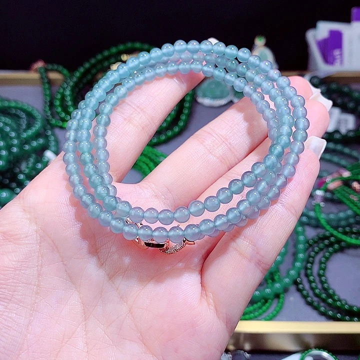 毛衣链未镶嵌翡翠青*草