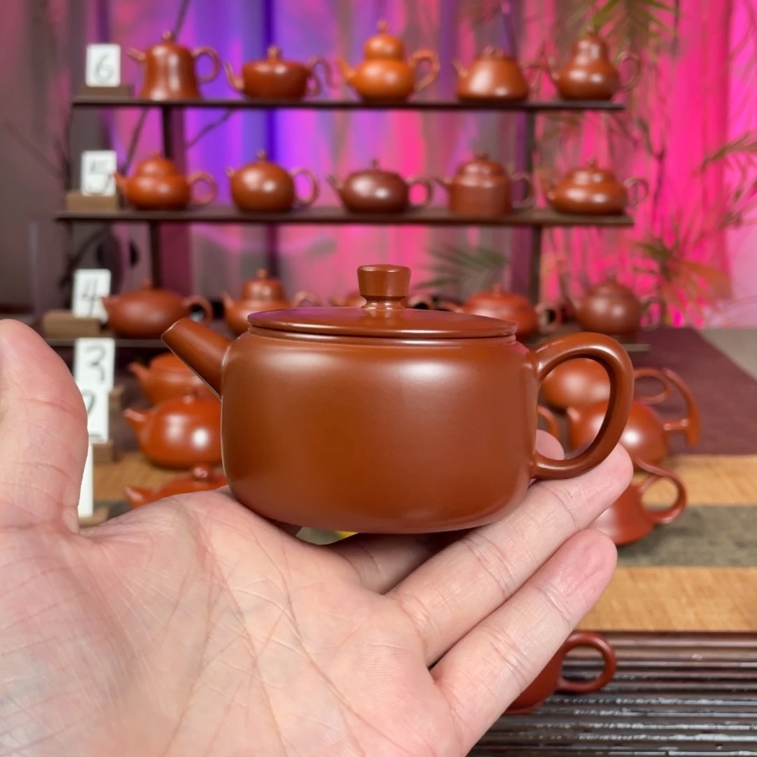 亿***万茶壶紫砂精工汉瓦115cc