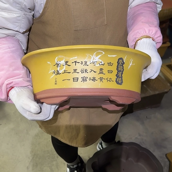 紫砂花盆这是我的