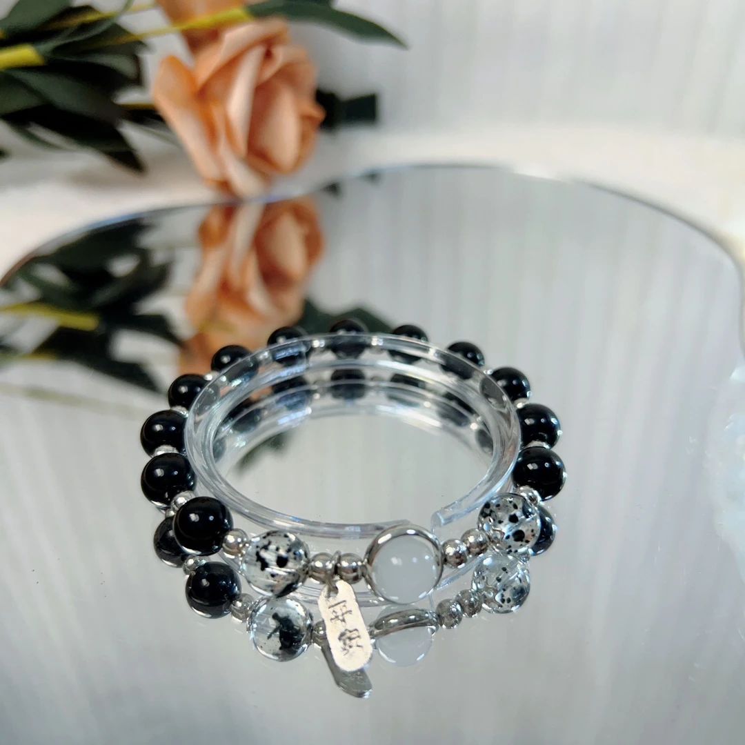 非金属仿水晶手链 手工串珠【不满包车的宝宝看这里】