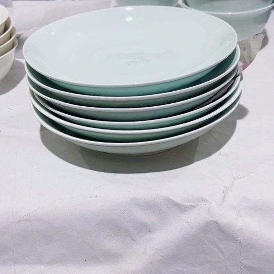 怡***！陶杯子景德镇瓷器精品8寸盘6个