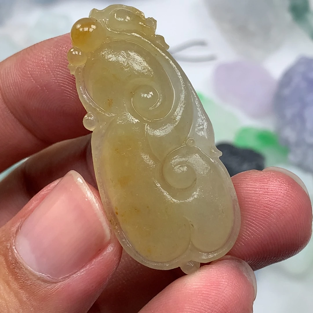 定制翡翠未镶嵌吊坠