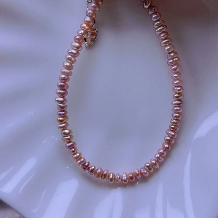 淡水珍珠手绳合金