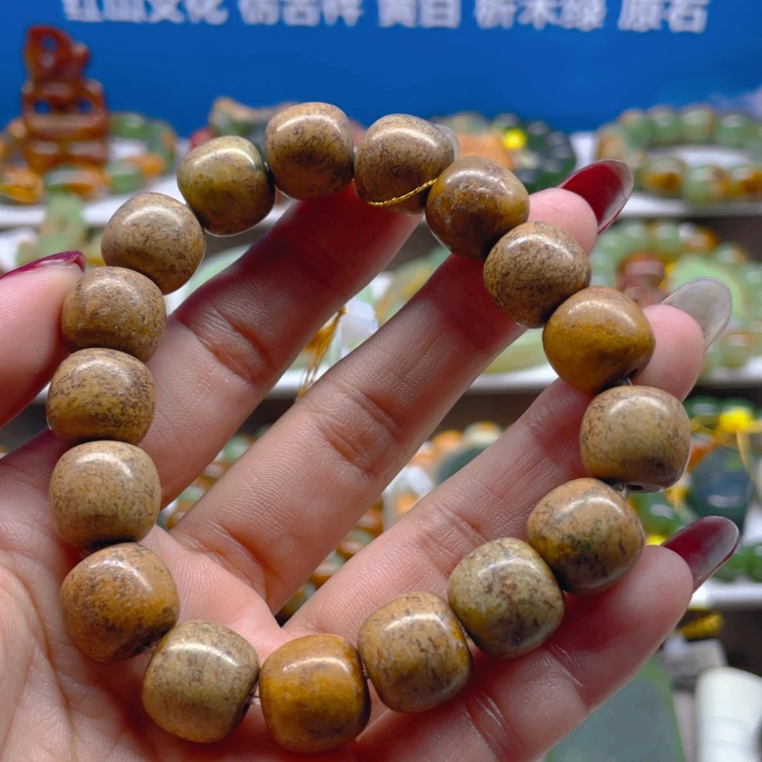未镶嵌手串透闪石质玉