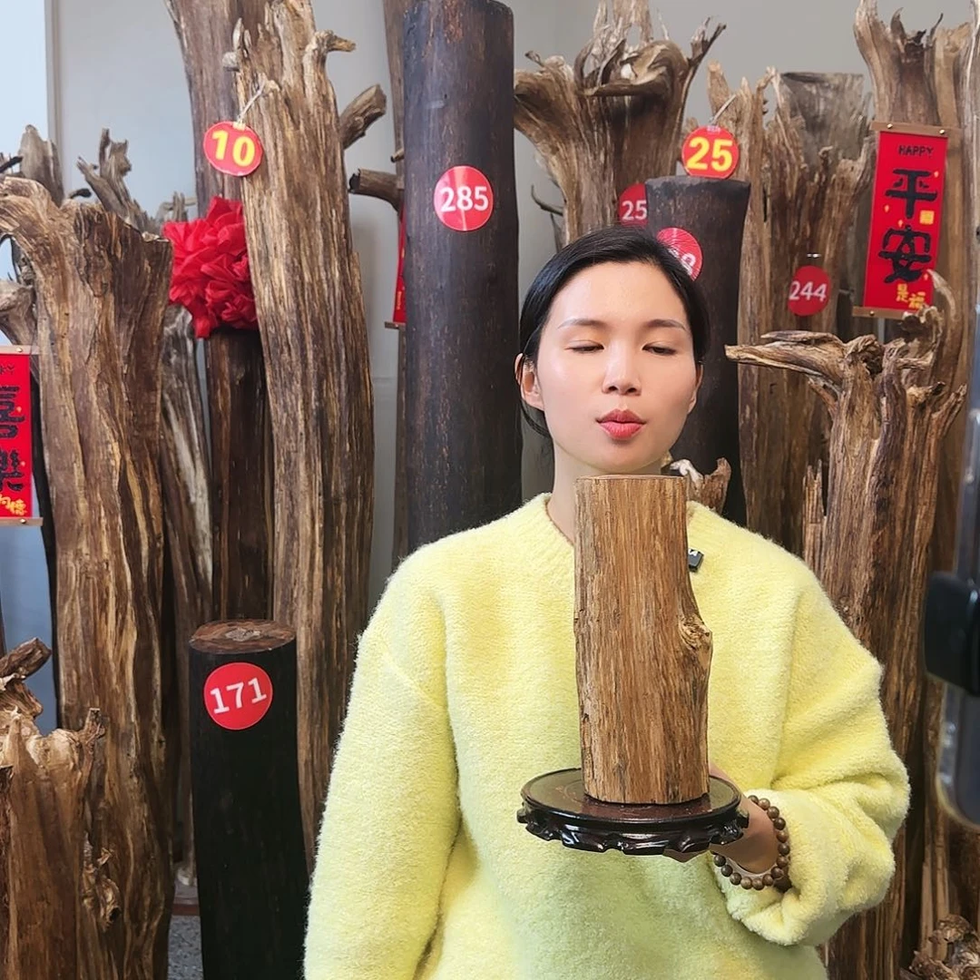 沉香木摆件沉香原木工艺品摆件➕底座