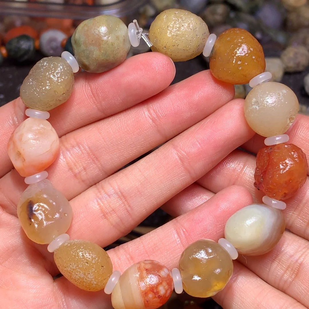 未镶嵌玛瑙/玉髓珠宝半成品