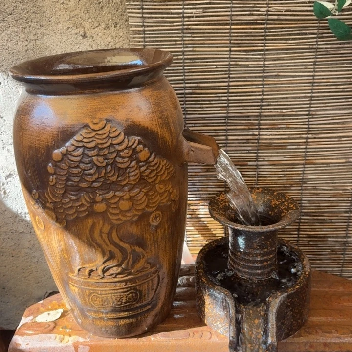 粗陶口径21/40，13/17/16进水口2.5厘米