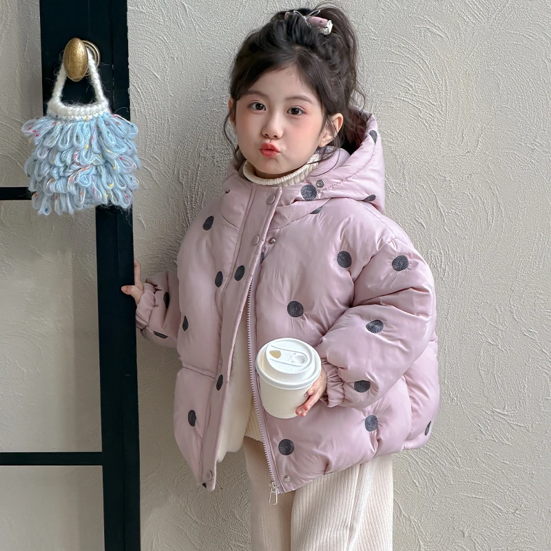 女童棉服冬装儿童加厚秋冬季棉衣2025新款洋气女宝宝夹棉棉袄外套