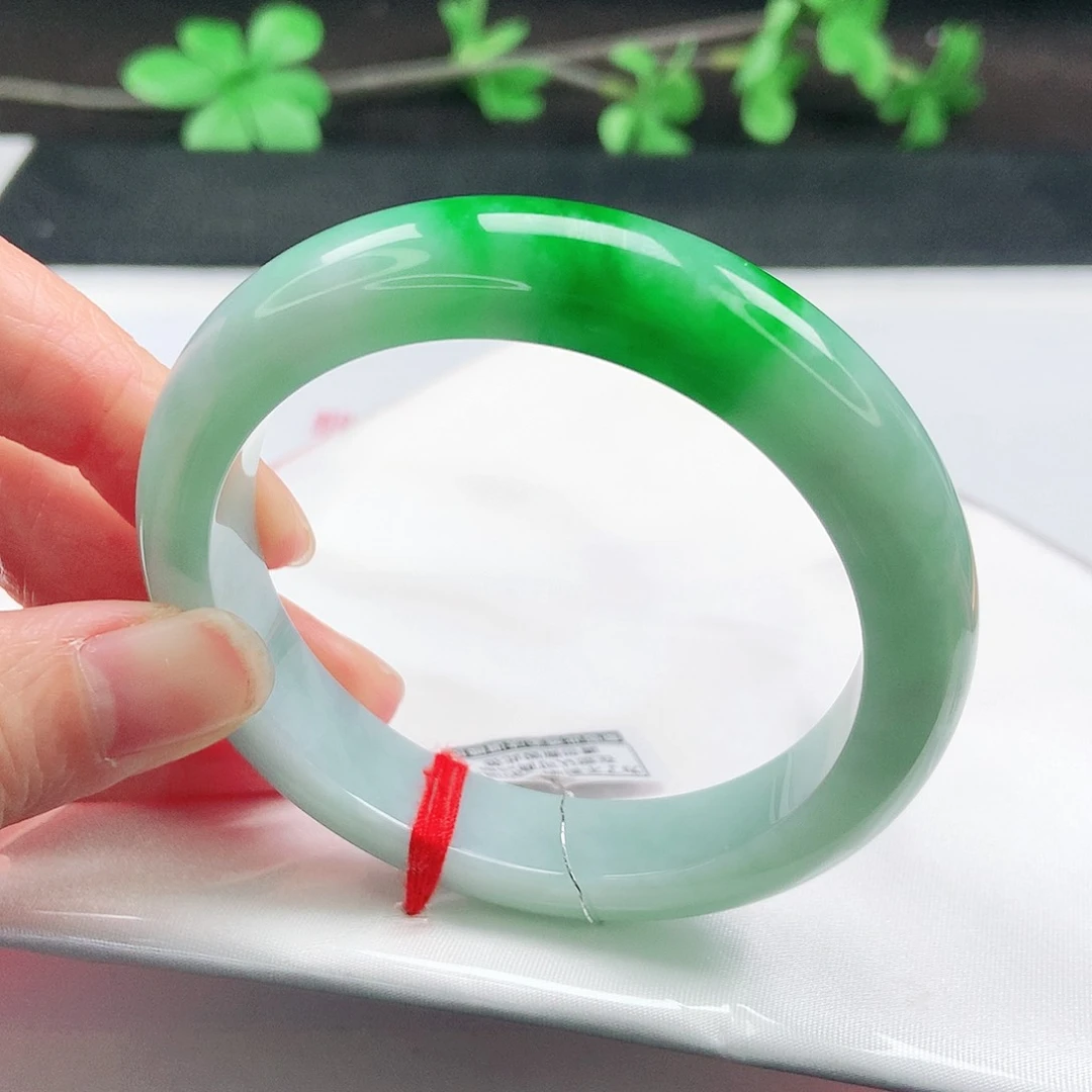 未镶嵌手镯翡翠55.5圈