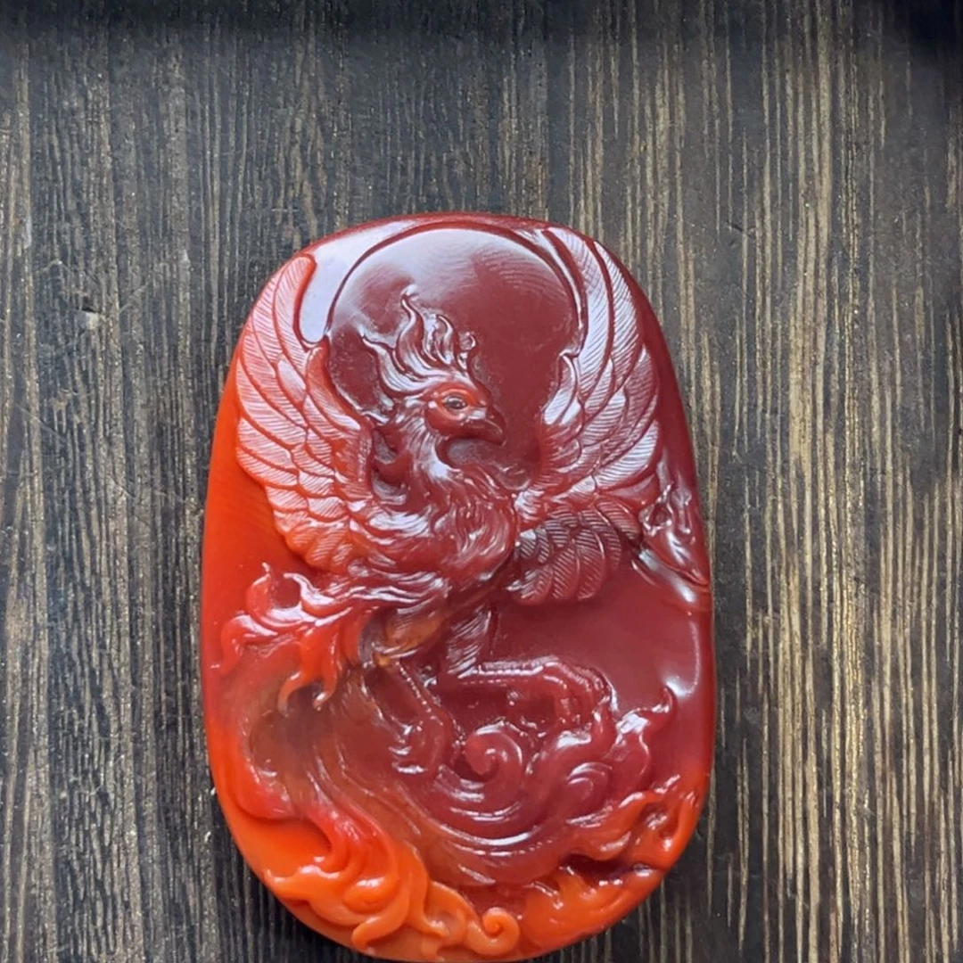 一***ゝ南红玛瑙未镶嵌颈饰