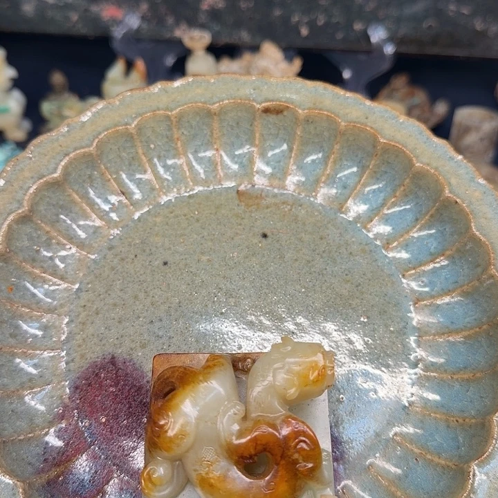 共***光陶摆件我的心好痛啊我的心