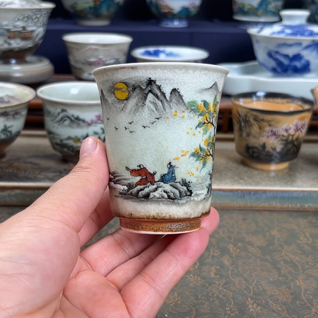 杯子瓷我们观山观水观自在