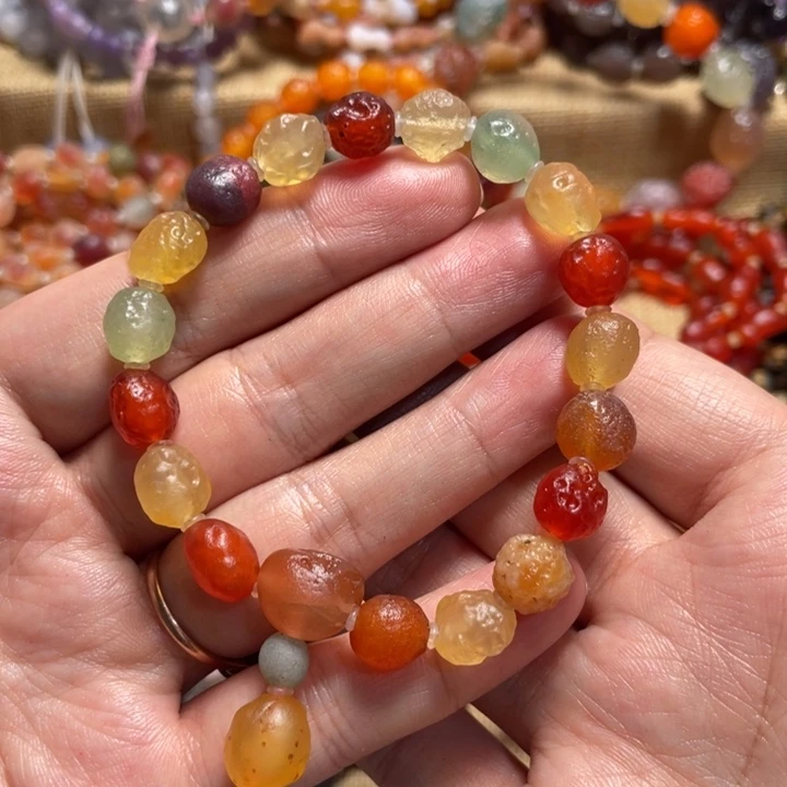 玛瑙/玉髓合金手链