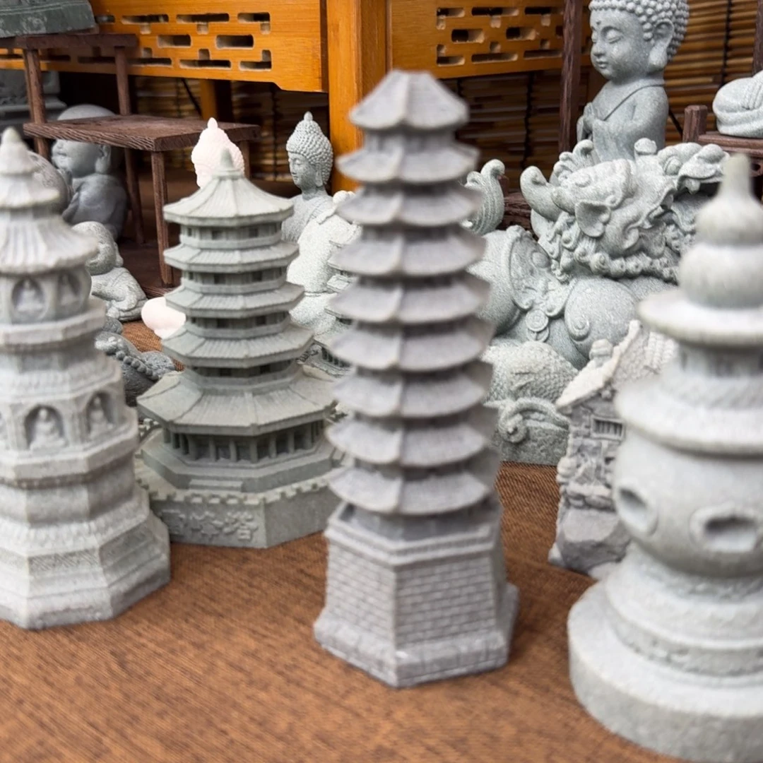 石材青砂石文昌塔
