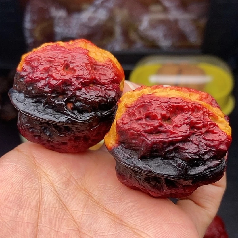 【闪购商品】文玩核桃把件39尺七彩金蟾王